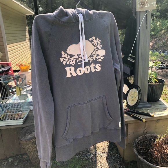Roots Grey hooded sweatshirt - Picture 11 of 13